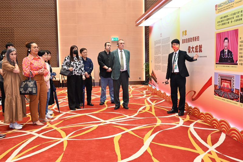 USJ delegation visits the “National Security Education Exhibition